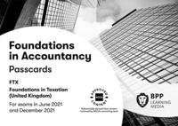 FIA Foundations in Taxation FTX FA2020. Passcards