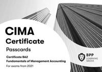 CIMA BA2 Fundamentals of Management Accounting. Passcards