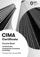 CIMA BA3 Fundamentals of Financial Accounting. Course Book