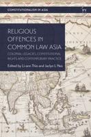 Religious Offences in Common Law Asia