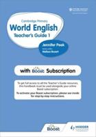 Cambridge Primary World English Teacher's Guide Stage 1 With Boost Subscription