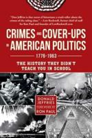 Crimes and Cover-Ups in American Politics