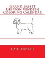 Grand Basset Griffon Vendeen Coloring Calendar