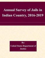 Annual Survey of Jails in Indian Country, 2016-2019