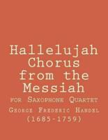 Hallelujah Chorus for Saxophone Quartet