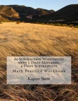 60 Subtraction Worksheets With 5-Digit Minuends, 4-Digit Subtrahends