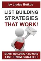 List Building Strategies That Work