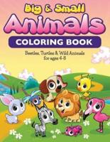 Big & Small Animals Coloring Book