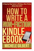 How to Write a Non-Fiction Kindle eBook