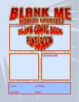 Blank Me - Premium Blank Comic Book Panelbook - Blue