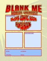 Blank Me - Premium Blank Comic Book Panelbook - Yellow