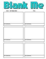 Blank Me - Basic Blank Comic Book Panelbook - 133 Pages