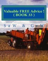 Valuable FREE Advice ! ( BOOK 33 )