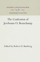 The Confession of Jereboam O. Beauchamp