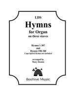 LDS Hymns for Organ on Three Staves