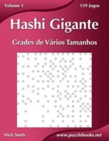 Hashi Gigante Grades de Vários Tamanhos - Volume 1 - 159 Jogos