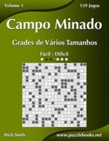 Campo Minado Grades de Vários Tamanhos - Fácil ao Difícil - Volume 1 - 156 Jogos