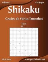 Shikaku Grades de Vários Tamanhos - Fácil - Volume 2 - 159 Jogos