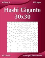 Hashi Gigante 30x30 - Volume 3 - 159 Jogos