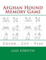 Afghan Hound Memory Game