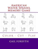 American Water Spaniel Memory Game