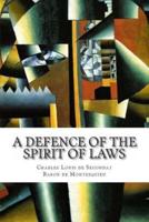 A Defence of the Spirit of Laws