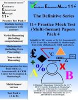 11+ Practice Mock Pack 4