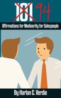 94 Affirmations for Mediocrity for Salespeople