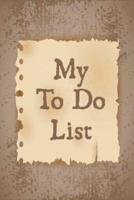 My to Do List Journal