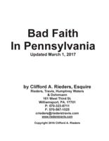Bad Faith in Pennsylvania