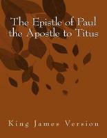 The Epistle of Paul the Apostle to Titus