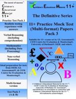 11+ Practice Mock Pack 3