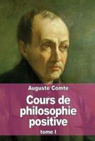 Cours De Philosophie Positive