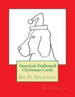 American Foxhound Christmas Cards