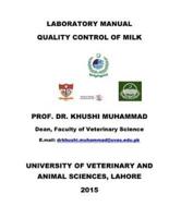 Laboratory Manual Quality Control of Milk