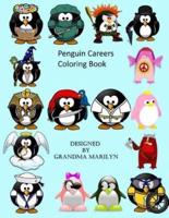 Penguin Careers Coloring Book