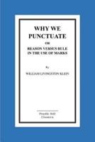 Why We Punctuate