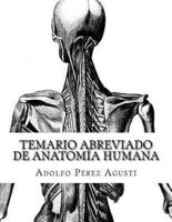 Temario Abreviado De Anatomia Humana