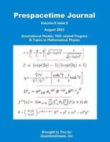 Prespacetime Journal Volume 6 Issue 8