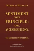 Sentiment Not Principle