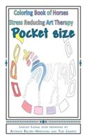 Coloring Book of Horses - Pocket Size