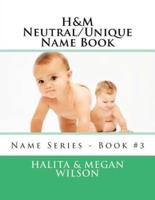 H&M Neutral/Unique Name Book