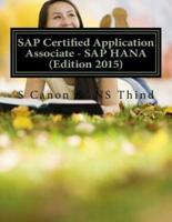SAP Certified Application Associate - SAP HANA (Edition 2015)