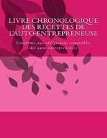 Livre Chronologique Des Recettes De L'auto-Entrepreneuse