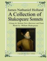 A Collection of Shakespeare Sonnets: Art Songs