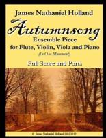 Autumnsong for Flute Violin Viola and Piano