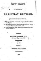 New Light on the Subject of Christian Baptism