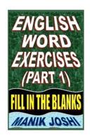 English Word Exercises (Part 1)