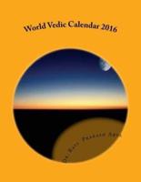 World Vedic Calendar 2016
