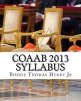 COAAB 2013 Syllabus